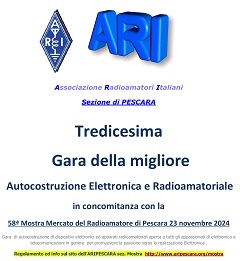 Gara Autocostruzione a
            Pesacar - novembre 2024