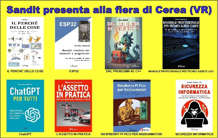 Presebtazione Libri Sandit Libri a Cerea (VR) -
              feb-marzo 2026
