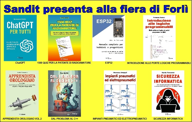 Sandit Libri presenta
le novità alla fiera di Forlì - maggio 2026