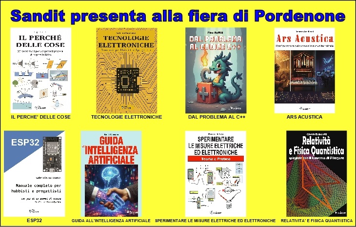 Sandit libri
presenta le novità editoriale alla fiera di Pordenone -
novembre 2025