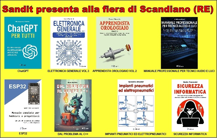 Sandit Libri
presenta le novità alla fiera di Scandiano (RE)