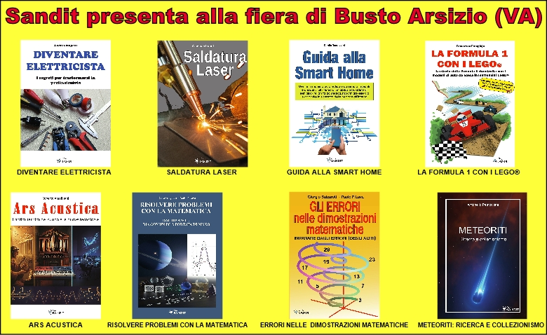 Novità Sandit
            Libri ala fiera di Busto Arsizio (VA)