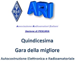 Gara
            Autocostruzione Pescara Novembre 2026